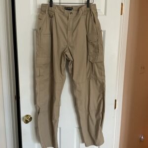 5.11 Tactical Mens Cargo Pants Khaki 36x32 Utility Military Pockets Straight Leg